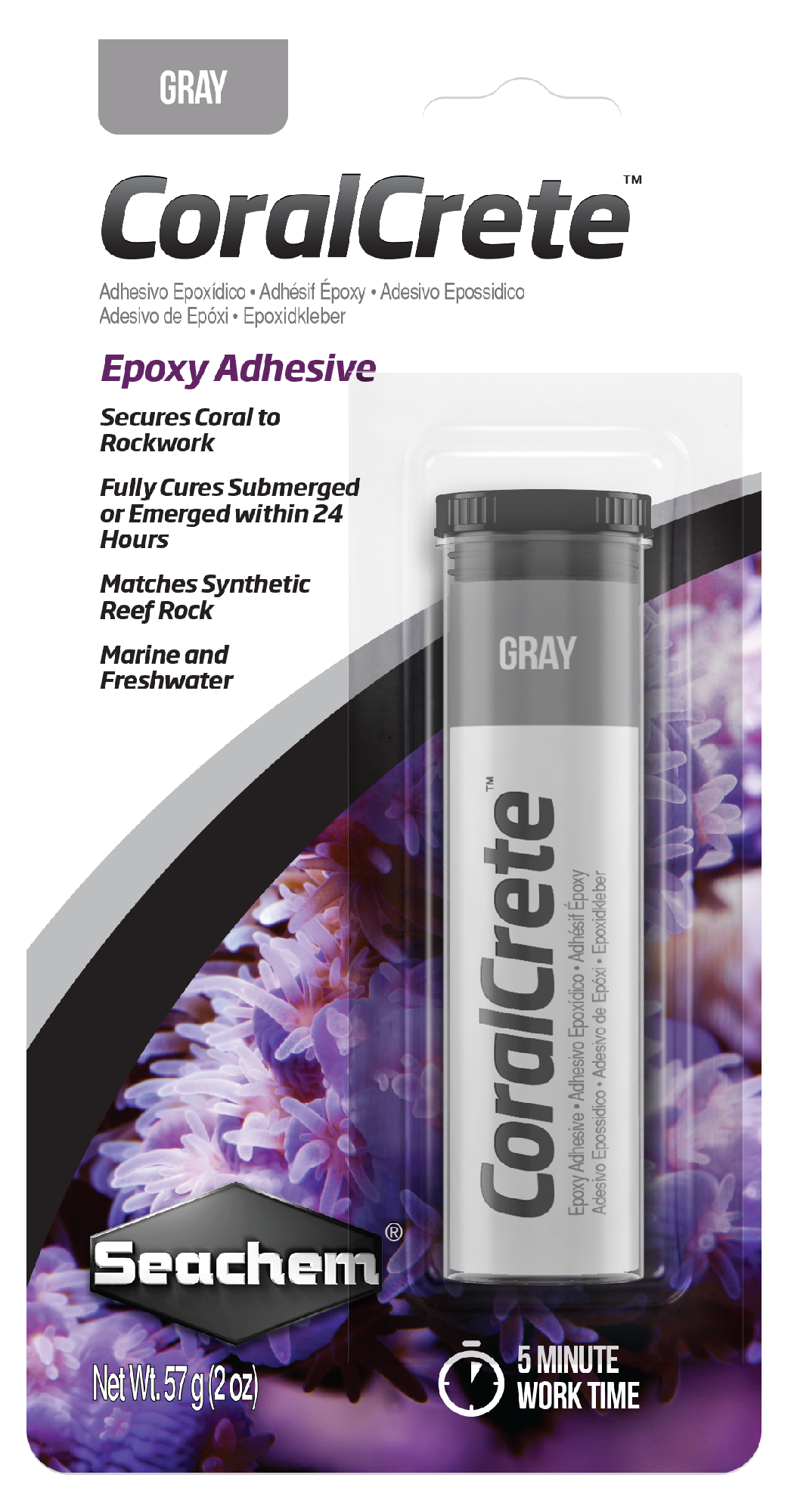 Seachem Coralcrete - Gray 57g