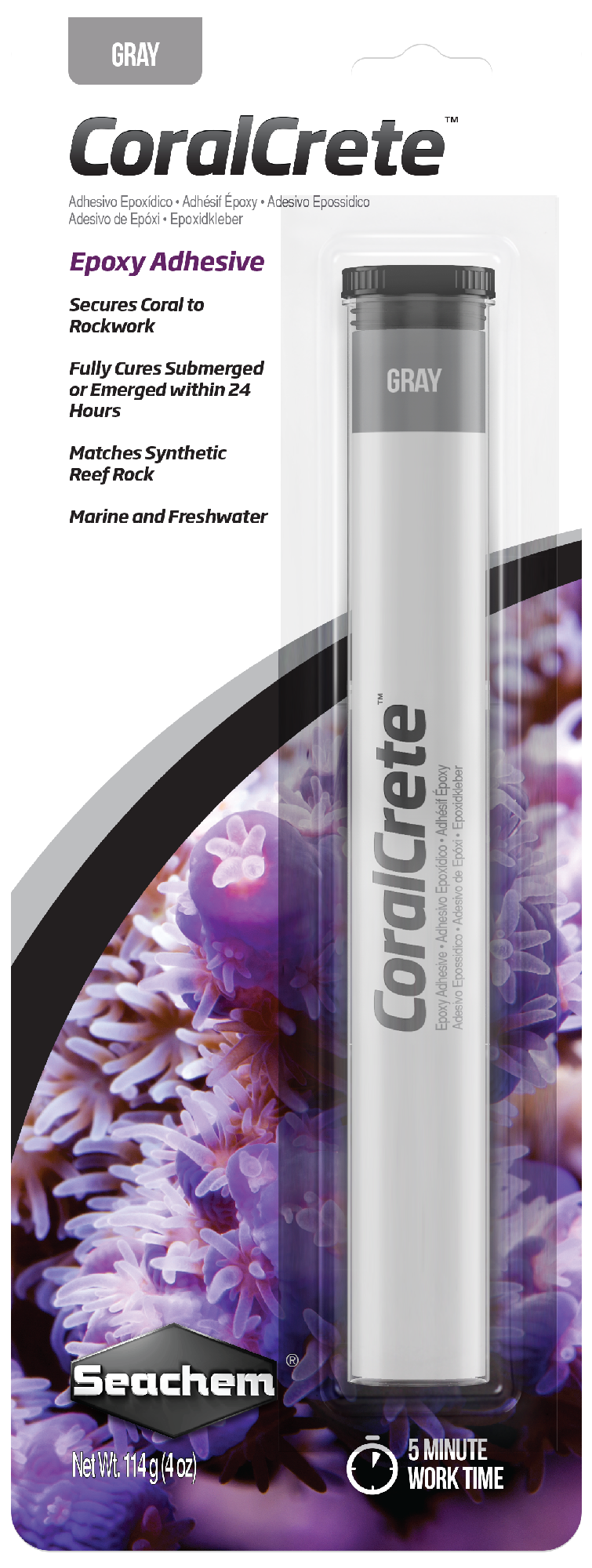 Seachem Coralcrete - Gray 114g