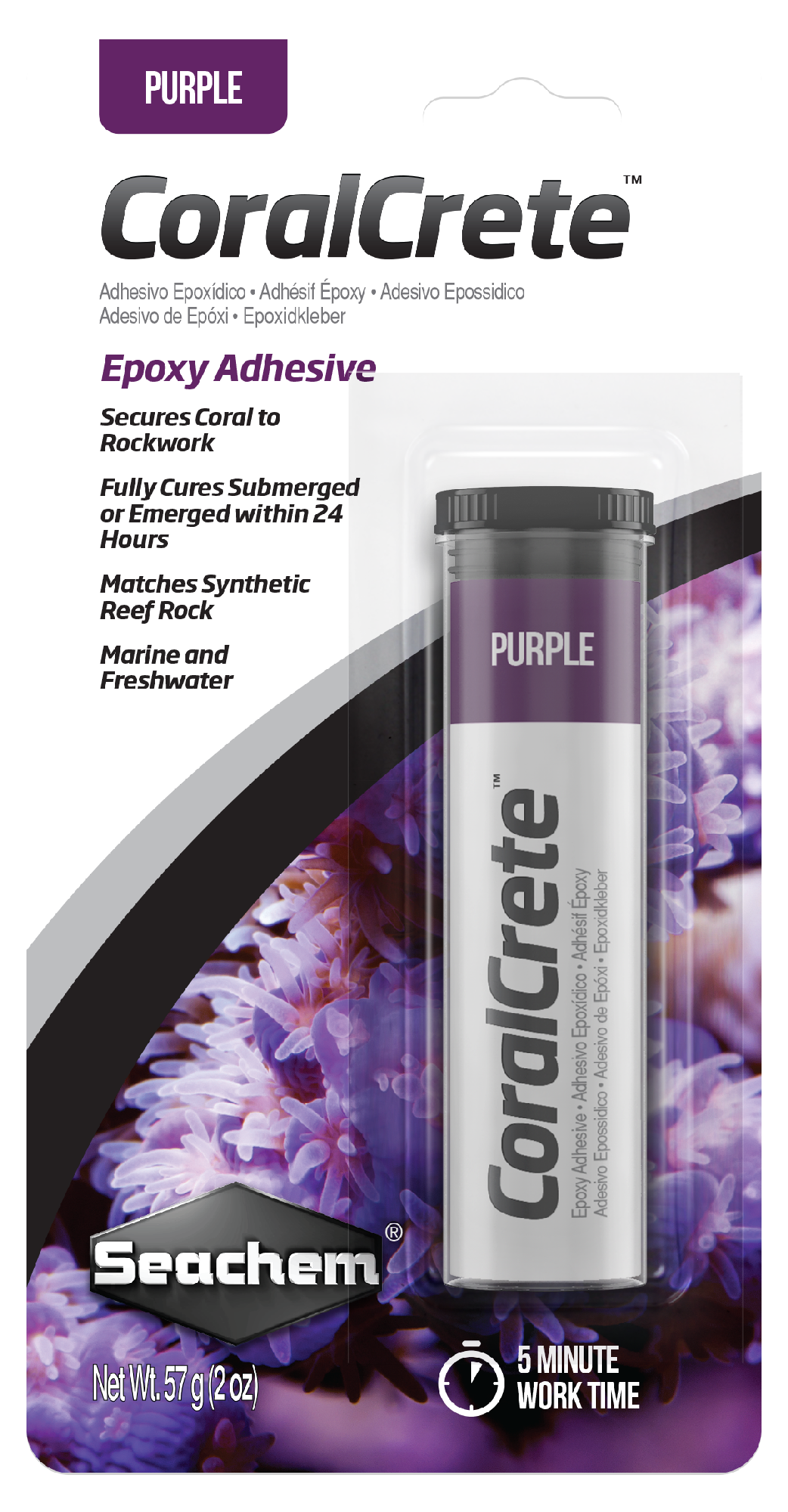 Seachem Coralcrete - Purple 57g