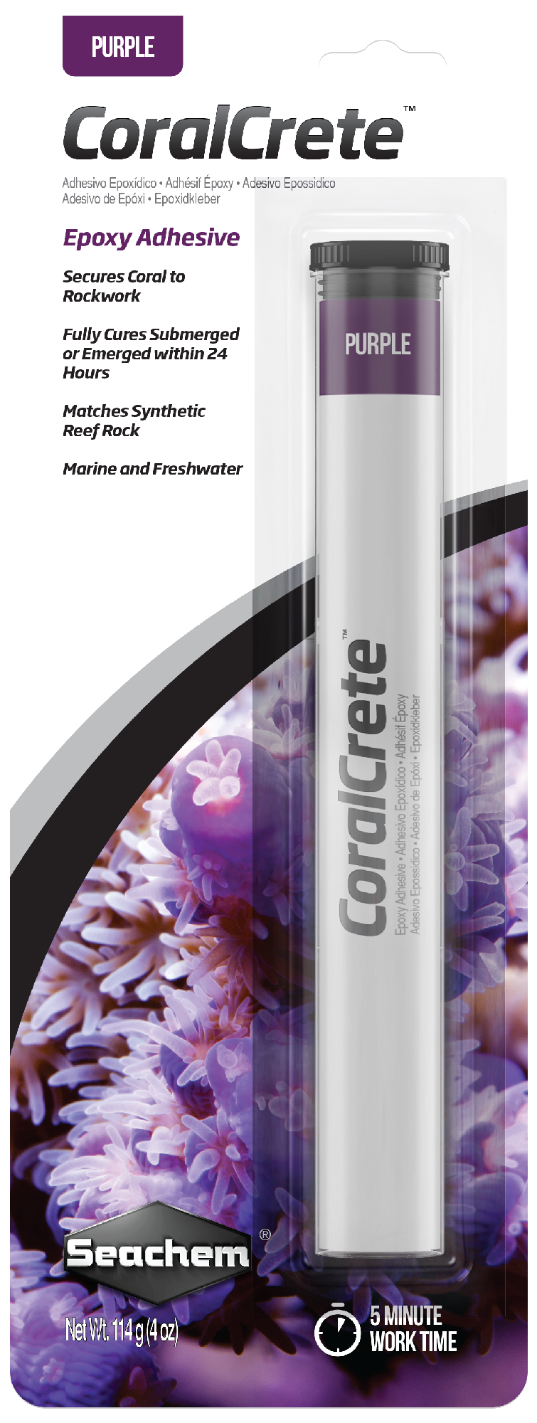 Seachem Coralcrete - Purple 114g