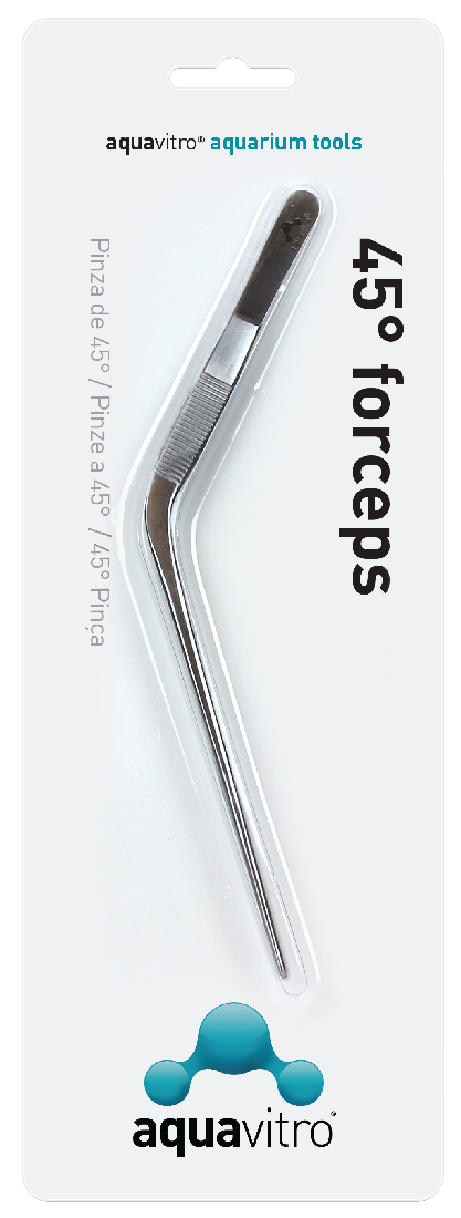 Aquavitro 45degree Forceps 20cm