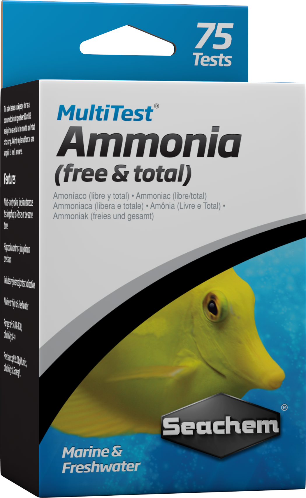 Seachem Test Kit Ammonia, Free & Total