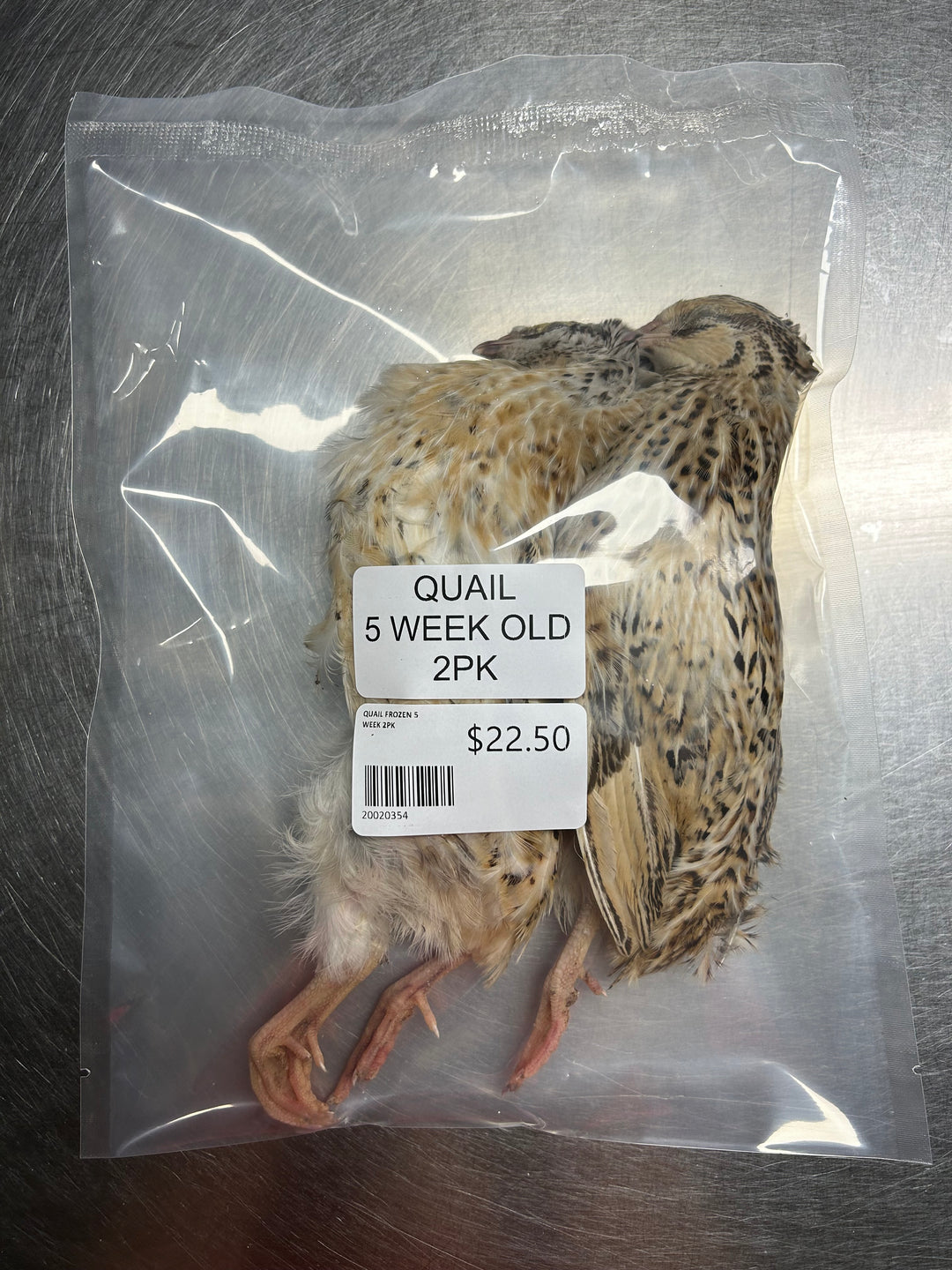 Quail Frozen 5 Week 2pk