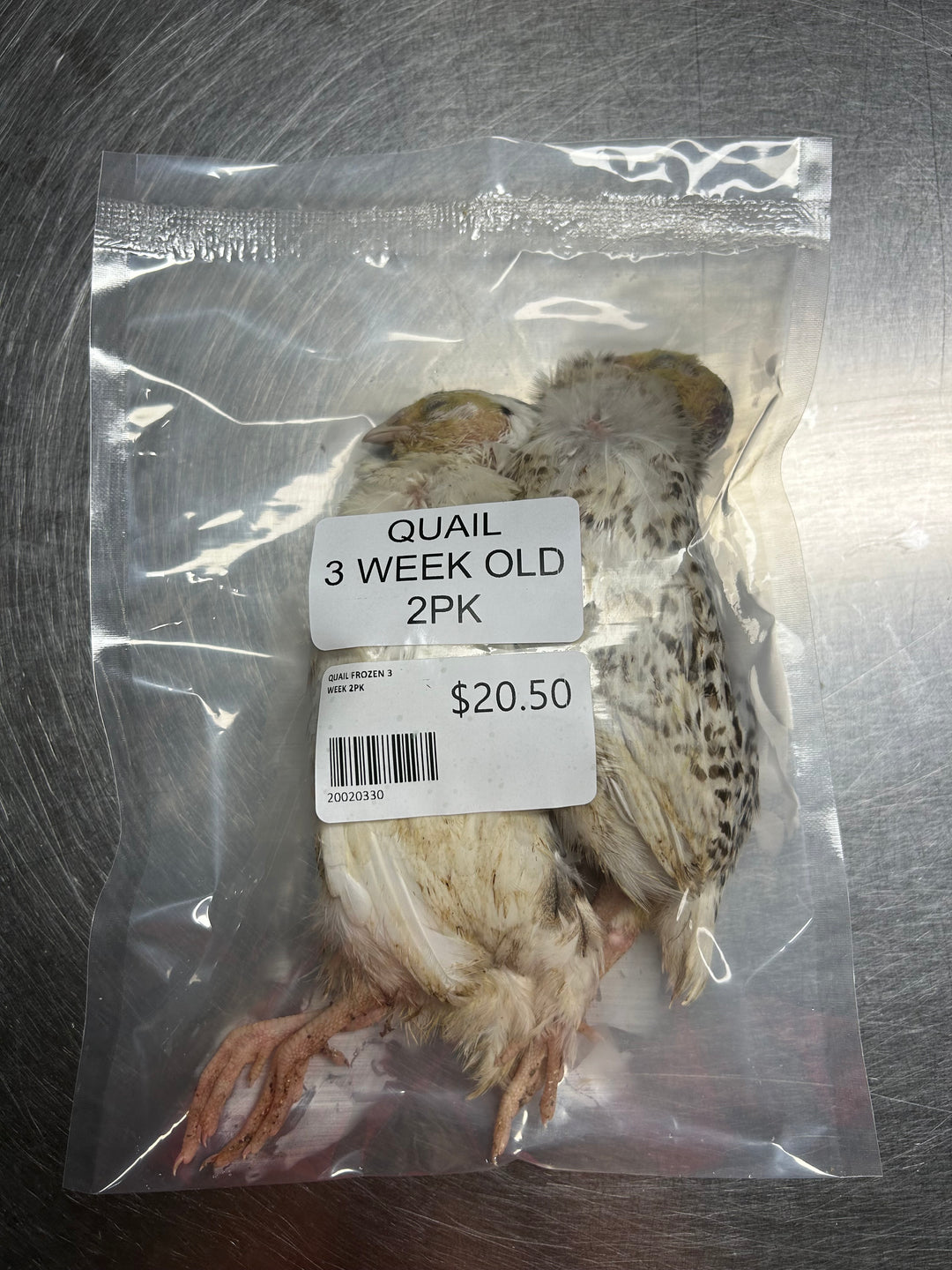 Quail Frozen 3 Week 2pk