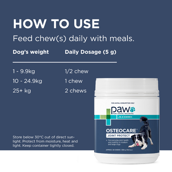 Paw Osteocare Dog Joint Health Chews 300g