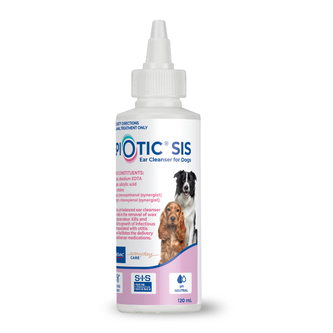 Virbac Epi-otic Sis Ear Cleanser For Dogs 120ml