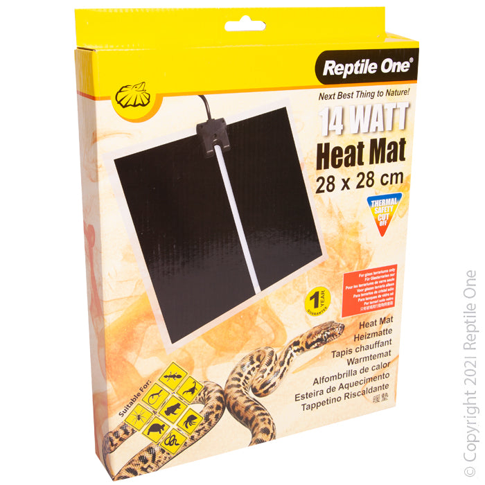 Reptile One Heat Mat 14 Watt – Pet Deli - Pet & Aquarium Warehouse - Reptile Radiant Heat Mat