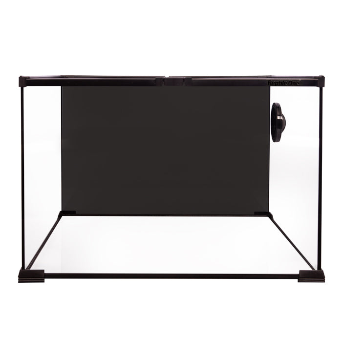 Reptile One Terrarium Mini T2 Glass Tank Wire Mesh Lid 45x45x30cm