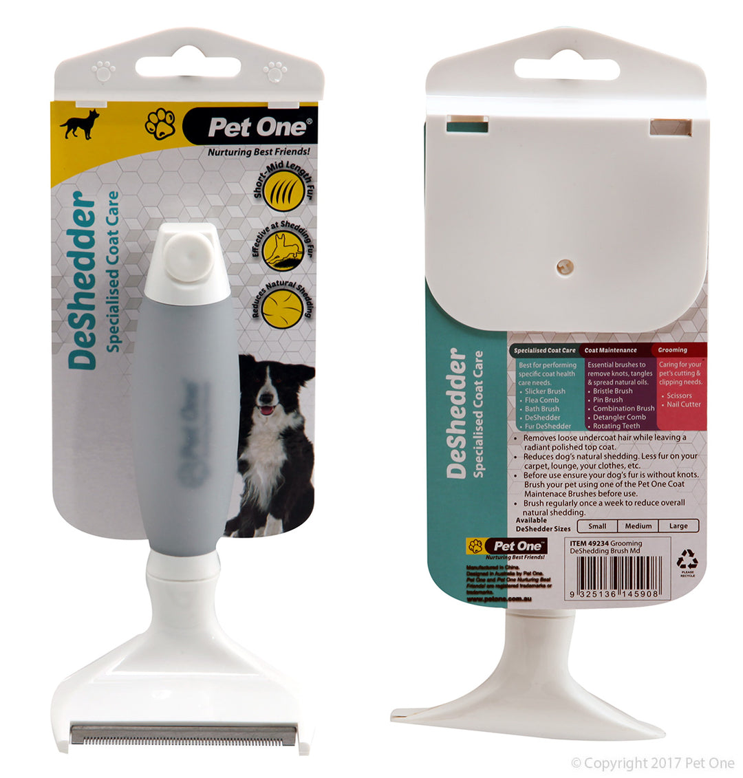 Pet One Grooming Deshedder Medium