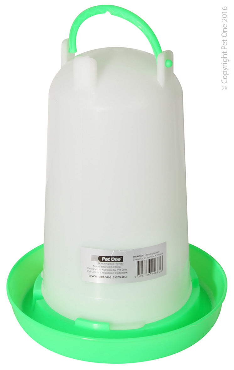 Pet One Poultry Drinker 3l