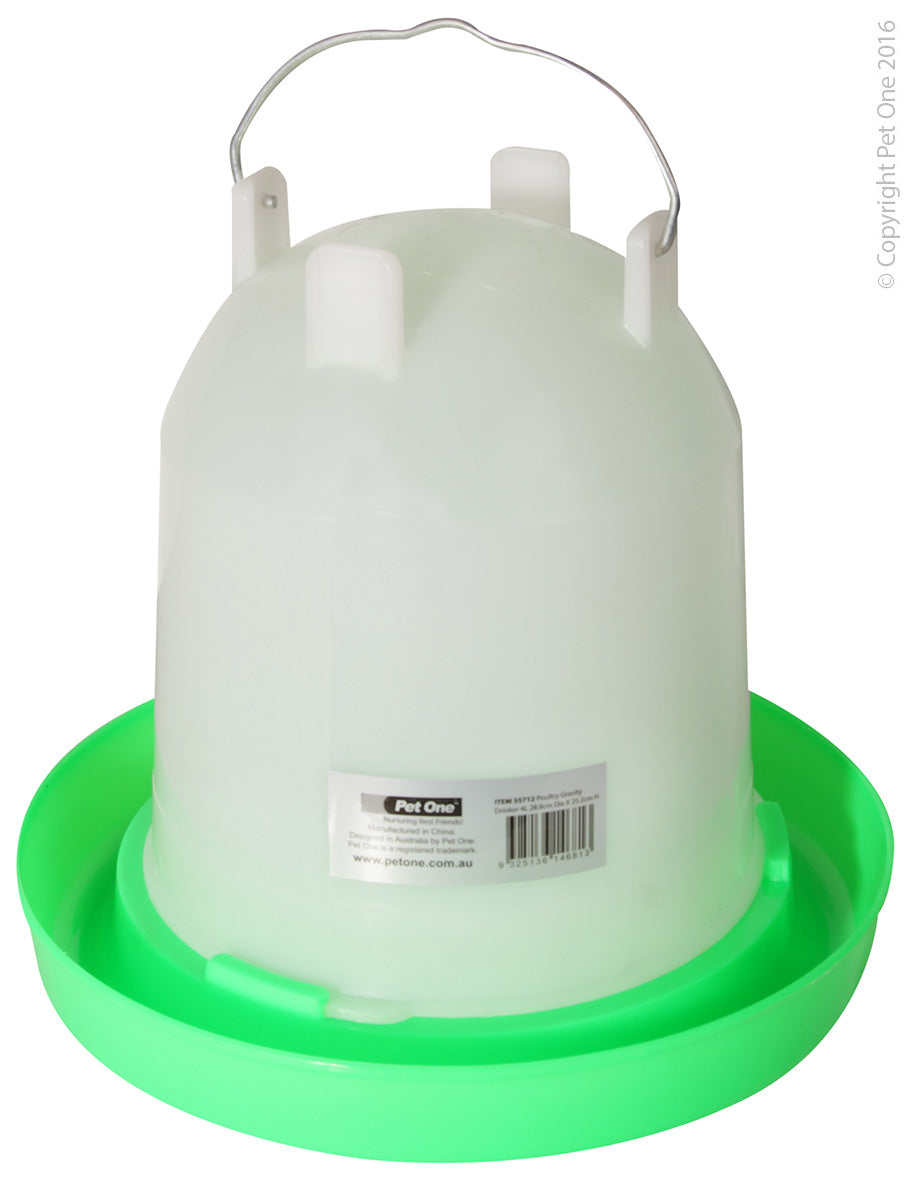 Pet One Poultry Drinker 4l