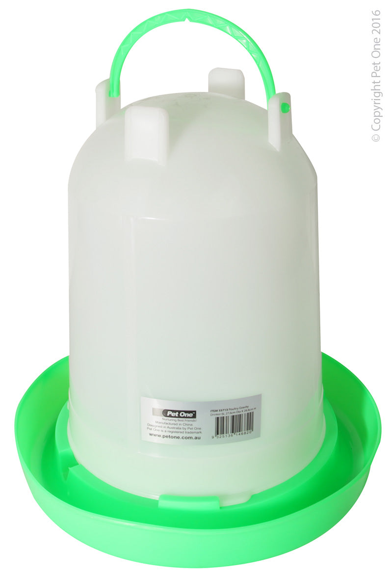 Pet One Poultry Drinker 6l