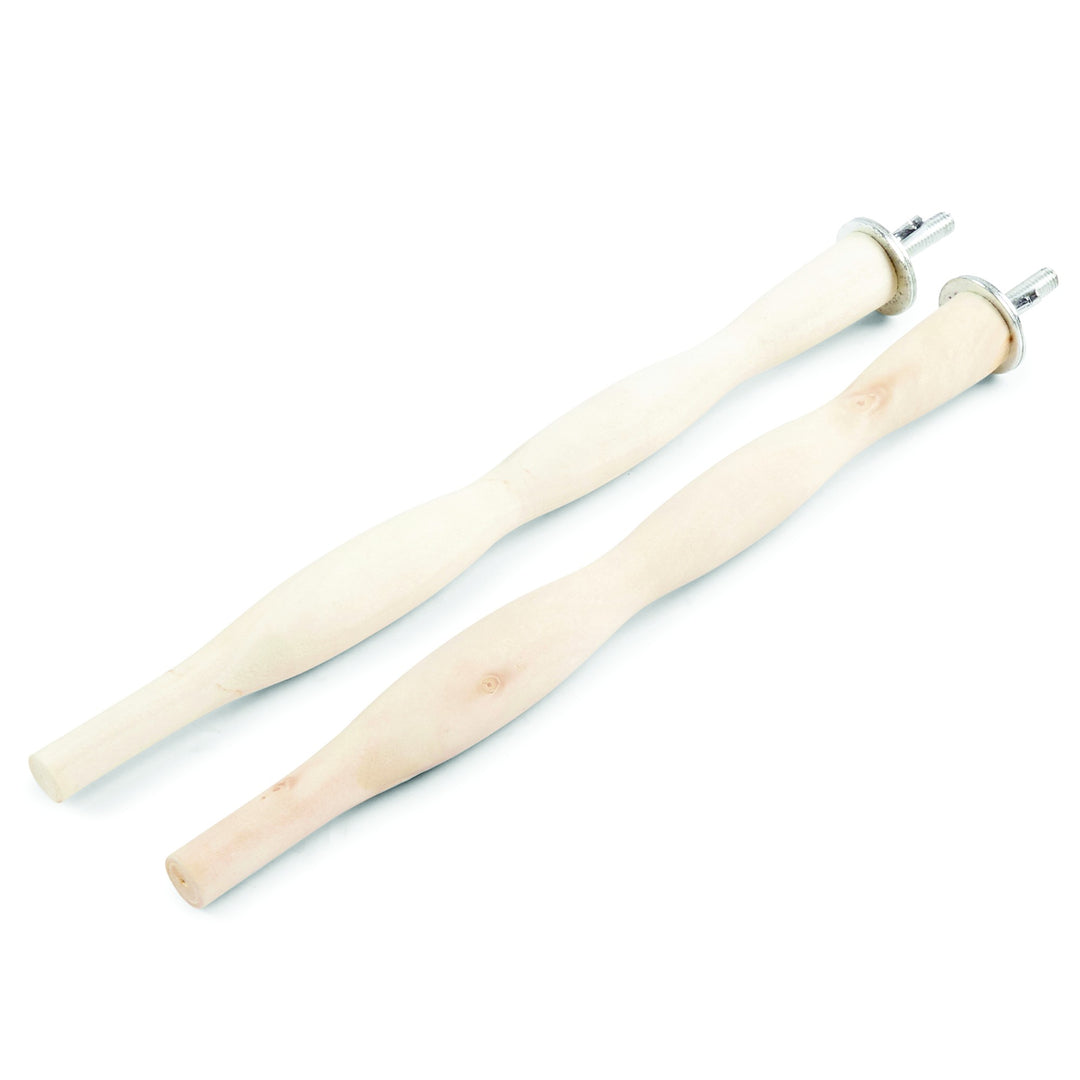 Kazoo Wooden Ergonomic Perch -2pk - 25cm
