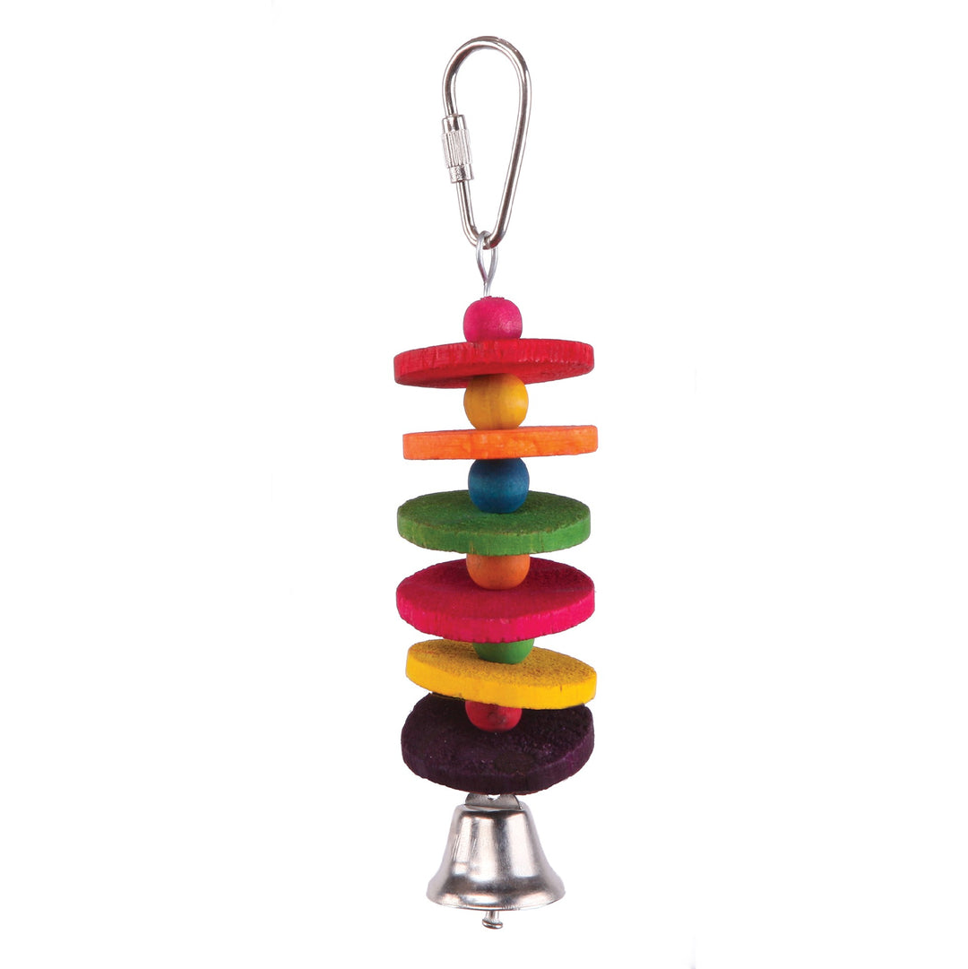 Kazoo Bird Toy W/round Chips & Bell Small