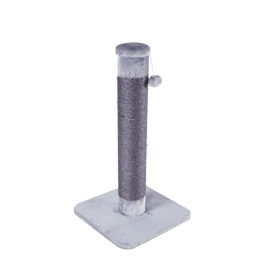 Kazoo Cat Scratch Pole Medium Ash Plush