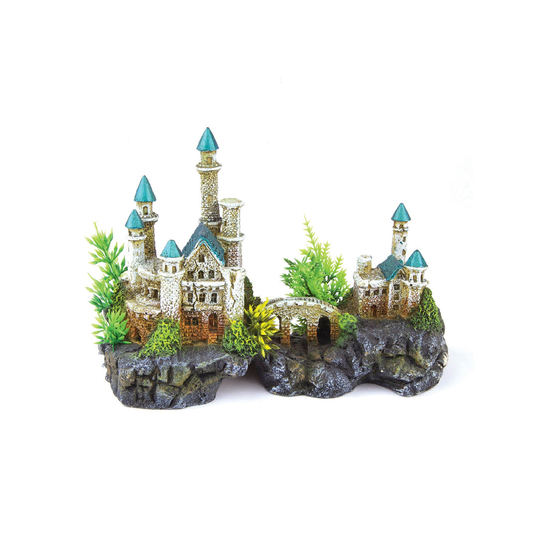 Kazoo Ornament Mountain Castle W/plants Small