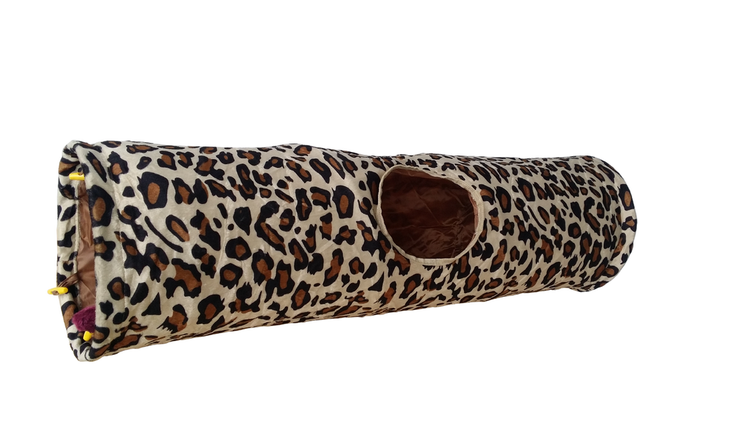 Bono Fido Cat Tunnel Leopard Print