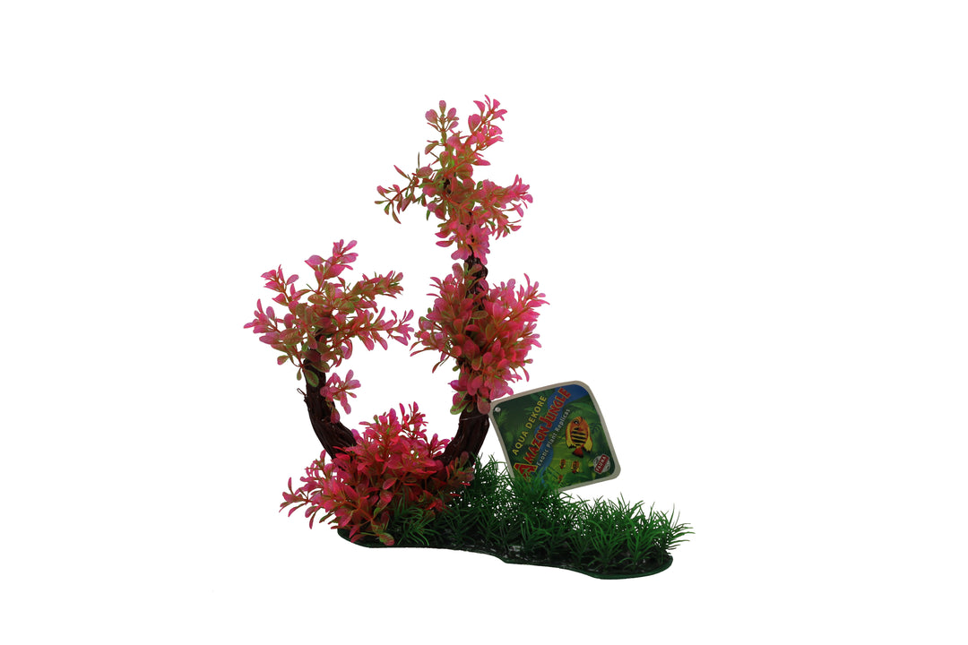 Amazon Jungle Plants Red Hygro Tree Branch 36cm