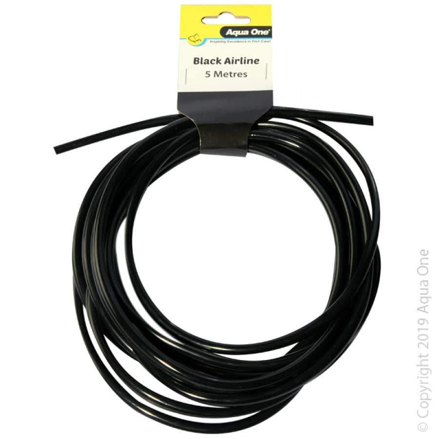 Aqua One Airline PVC Black 5m