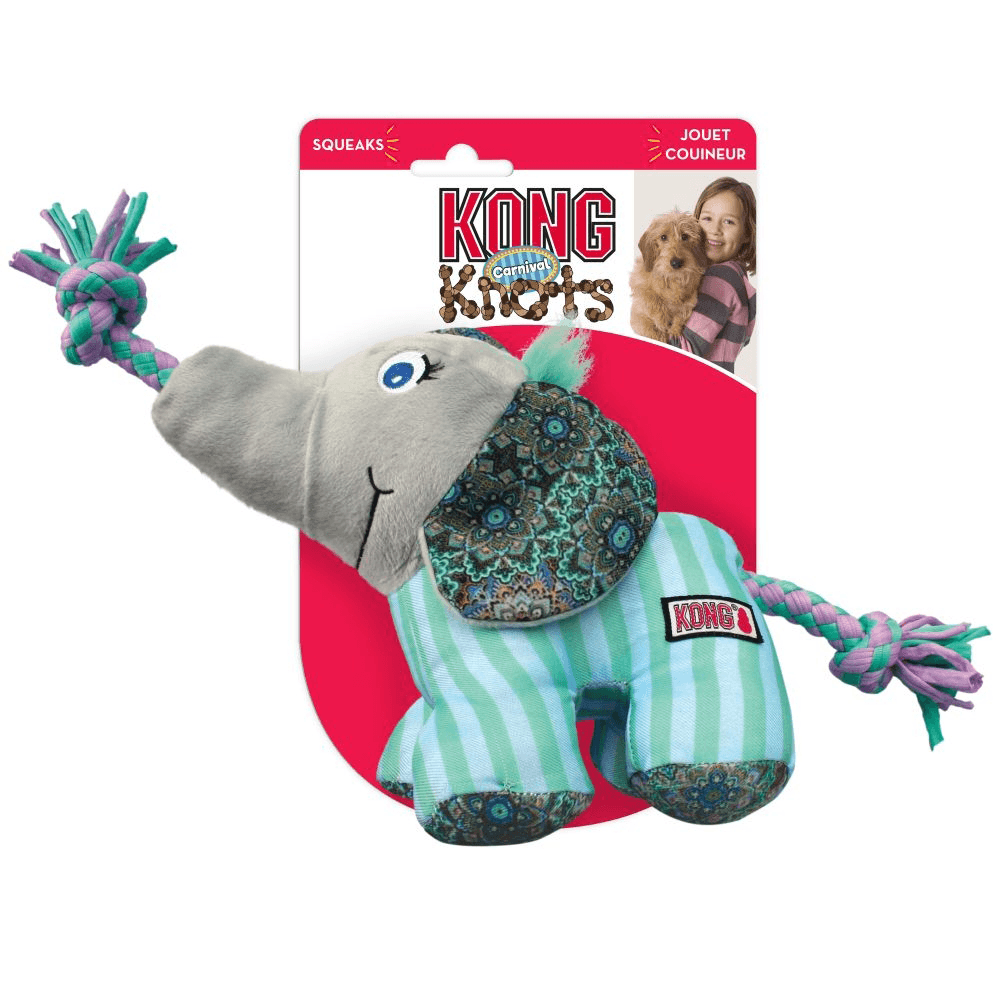 Kong Knots Carnival Elephant Medium/large Nkv12