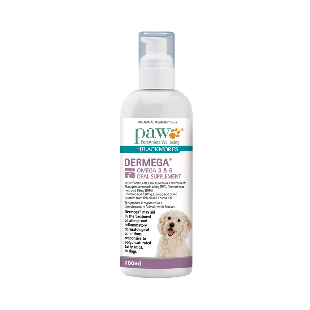 Paw Dermega Omega Supplement 200ml