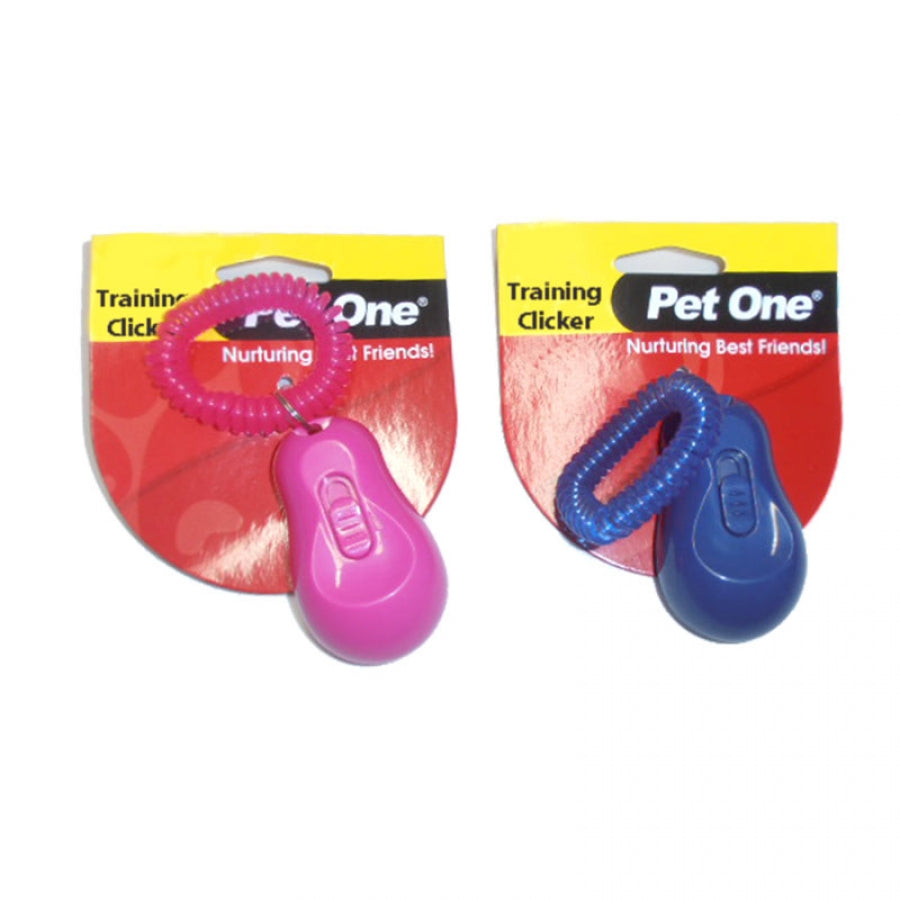 Pet One Training Clicker Blue