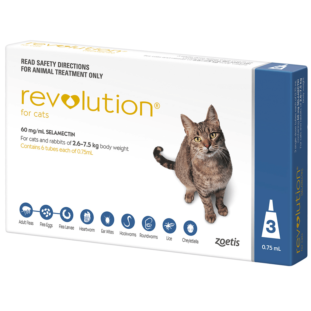 REVOLUTION BLUE CAT 2.6-7.5KG 3PK
