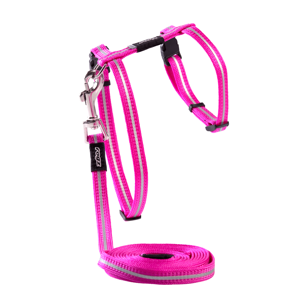 Rogz Cat Harness Alleycat Xsmall Pink