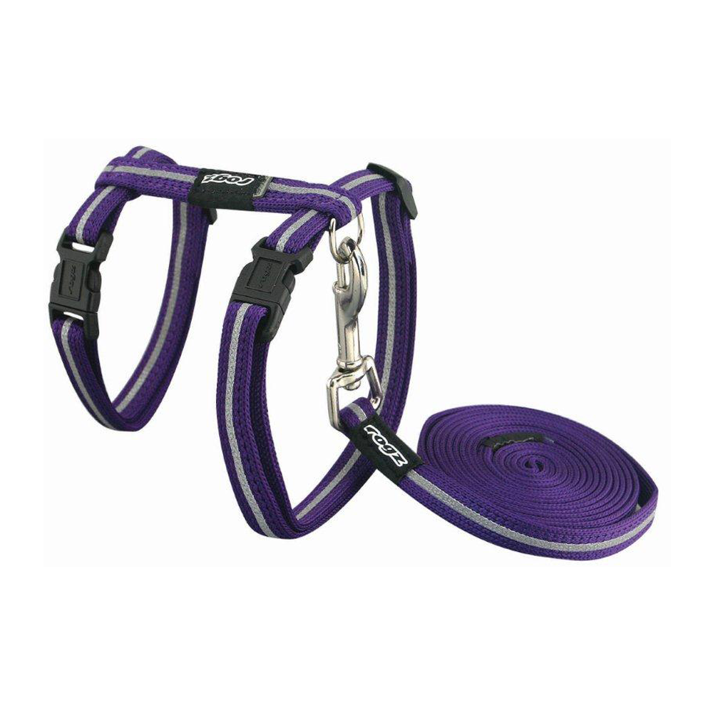 Rogz Cat Harness Alleycat Xsmall Purple