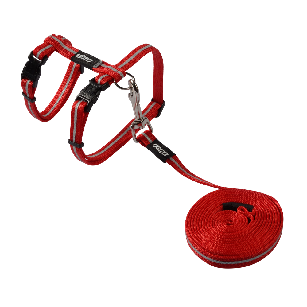 Rogz Cat Harness Alleycat Xsmall Red