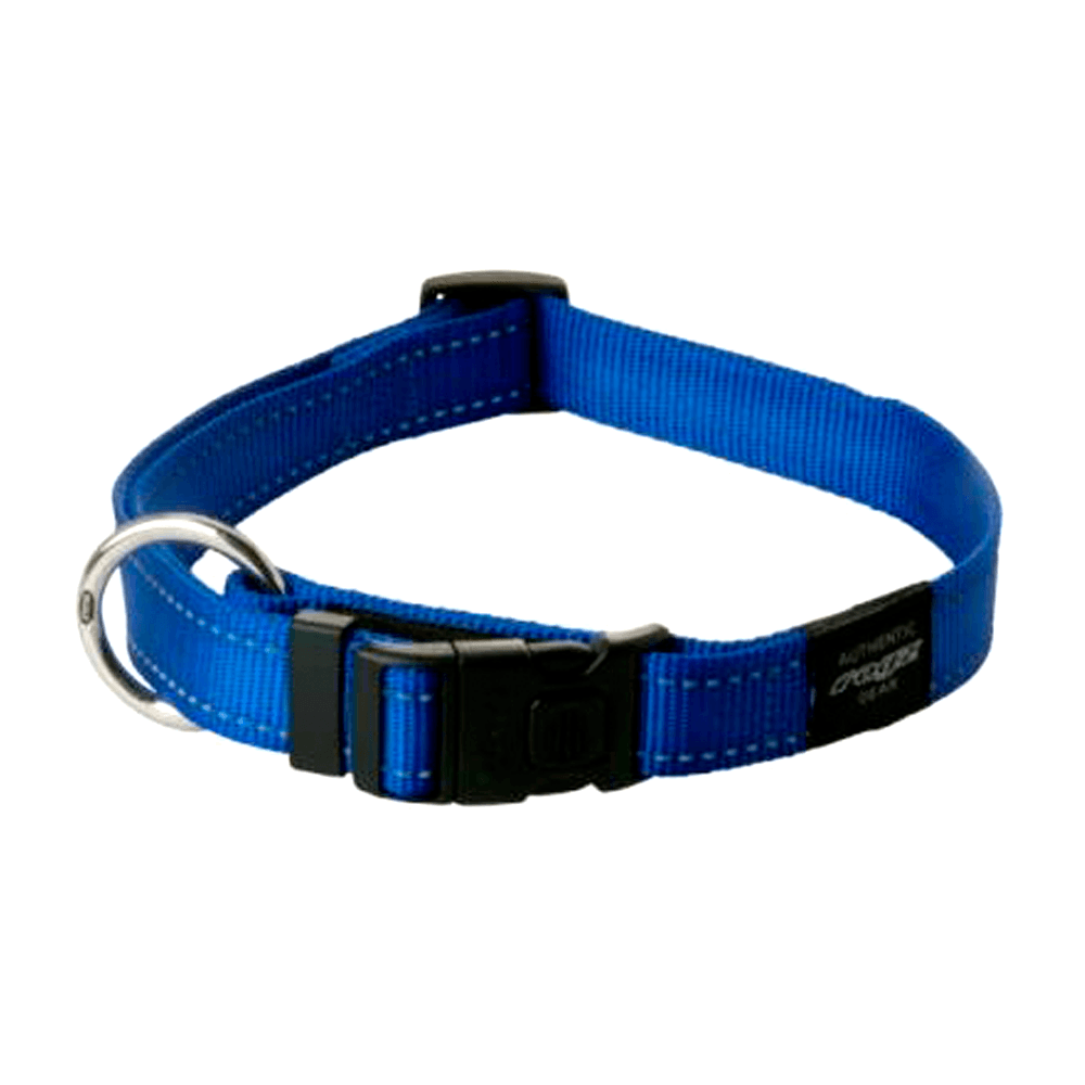 Rogz Collar Large Blue Fanbelt