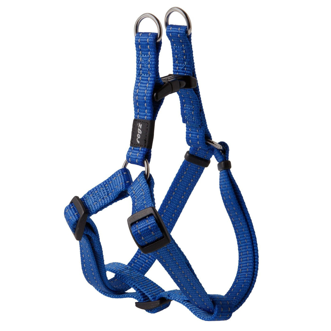 Rogz Step In Harness Medium Blue Snake