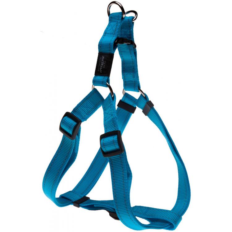 Rogz Step In Harness Medium Turquoise Snake