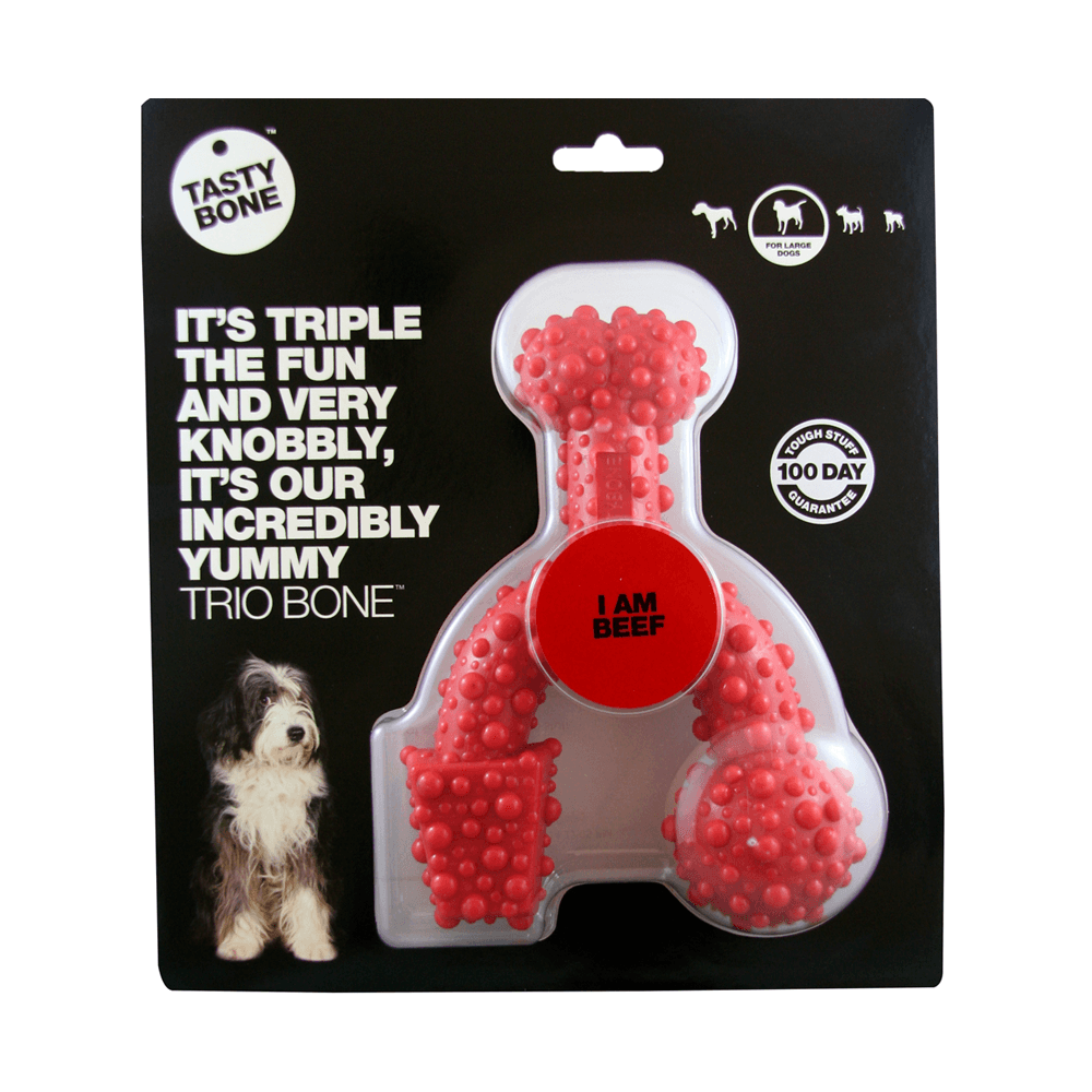 Tasty Bone Nylon Trio Large Beef