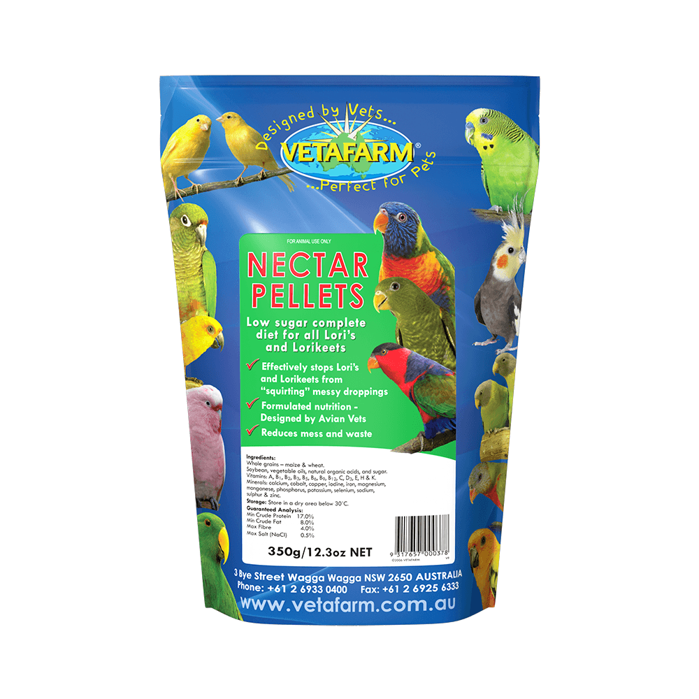 Vetafarm Nectar Pellets 350g