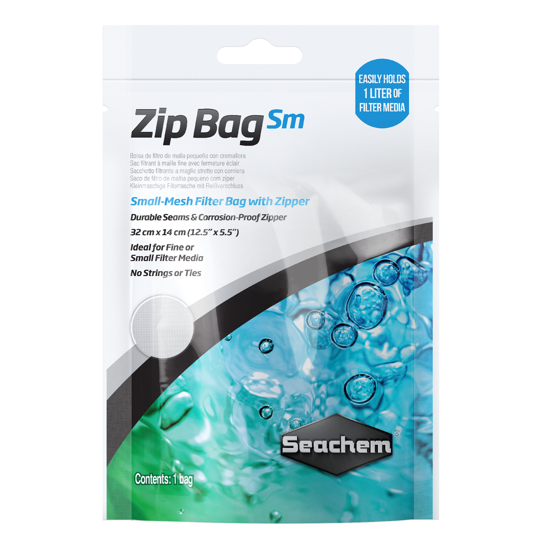 Seachem Zip Bag Sm 12.5x5.5(24)"