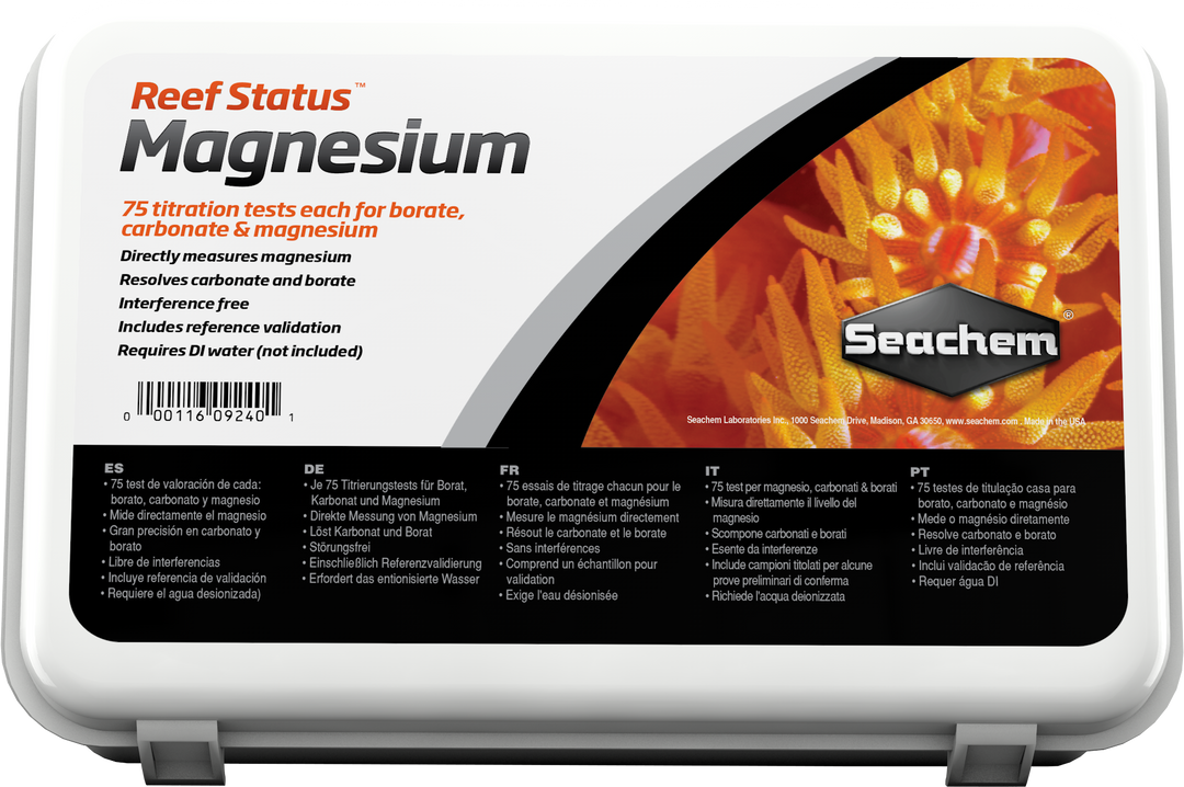 Seachem Test Kit Magnesium, Carbonate & Borate