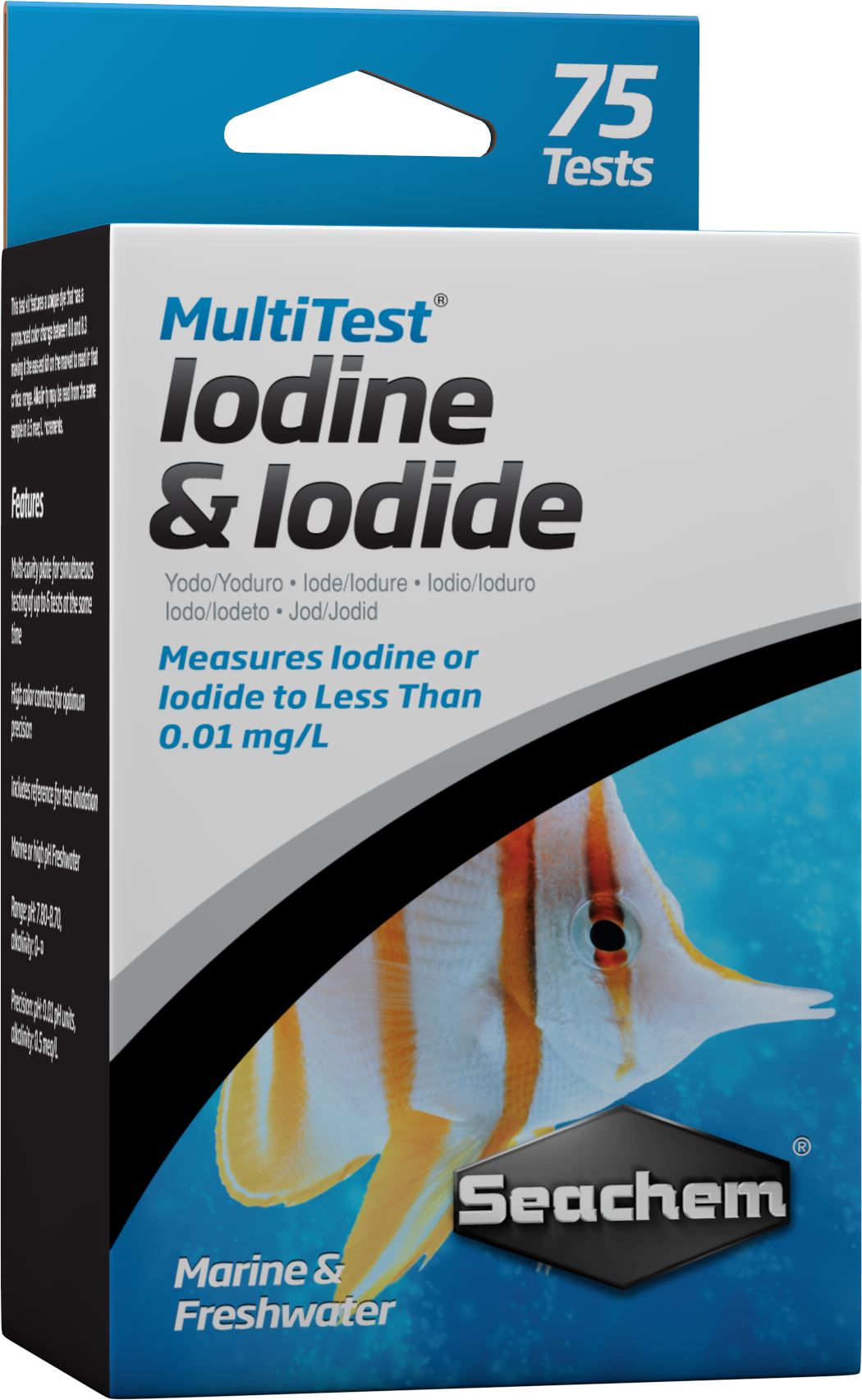 Seachem Test Kit Iodide & Iodine