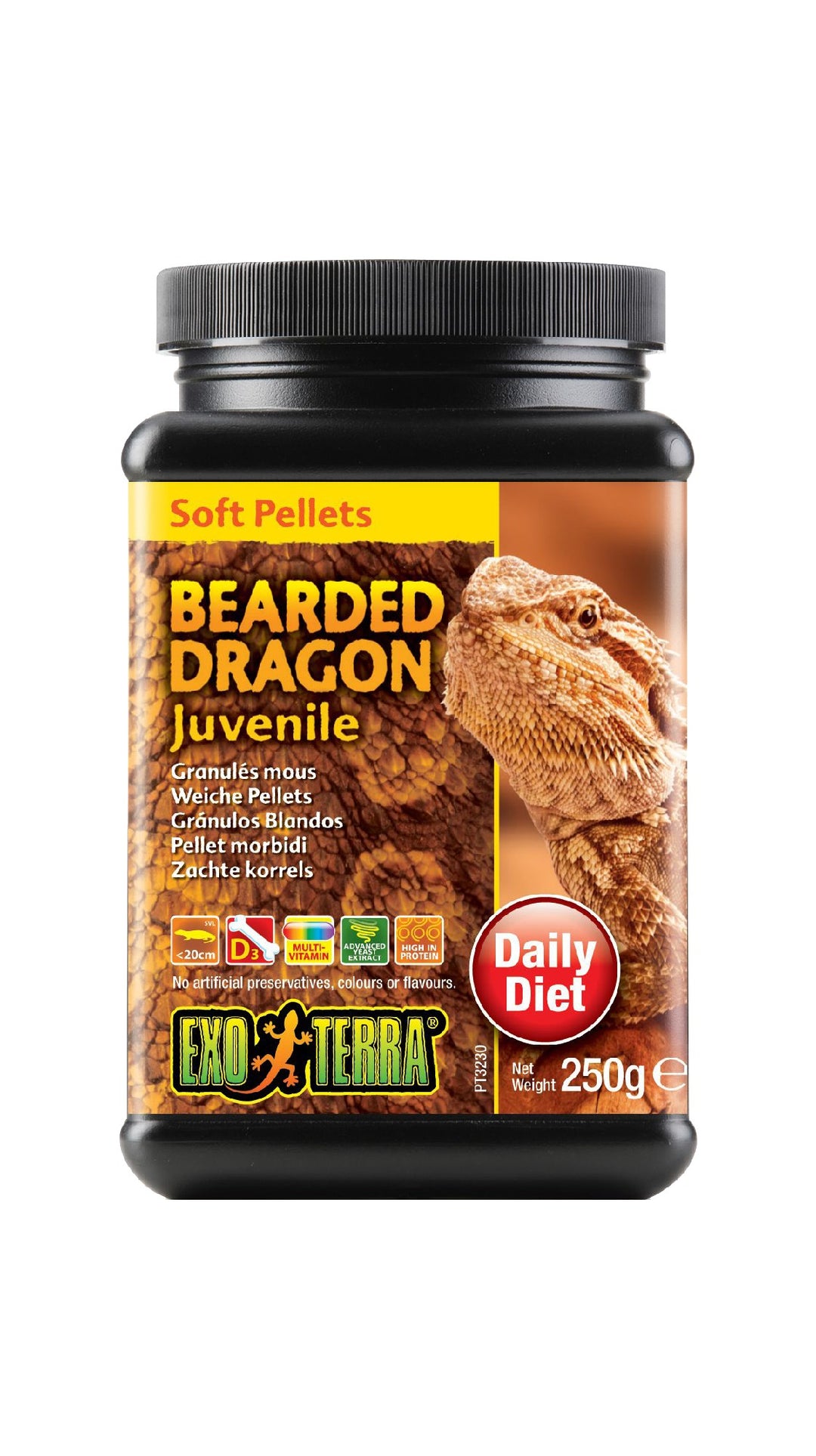 Exo Terra Bearded Dragon Food Juvenile 250g