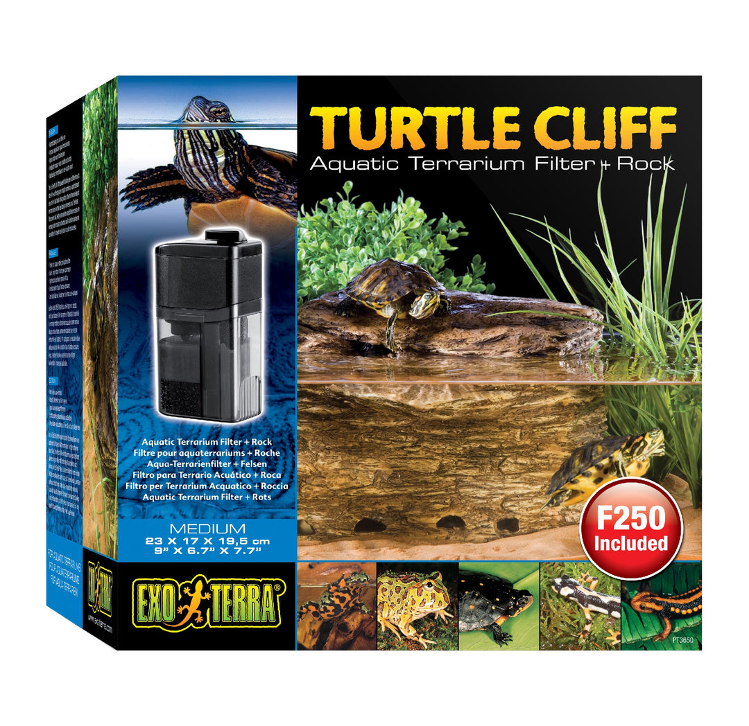 Exo Terra Turtle Cliff Filter & Rock Medium