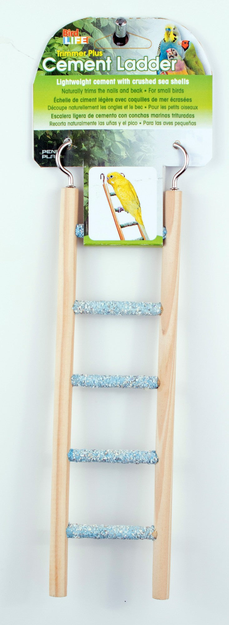 Bird Life Ladder Cement With Wooden Frame 5 Step