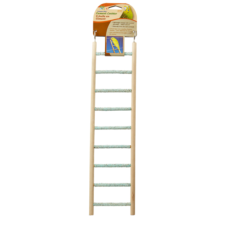 Bird Life Ladder Cement With Wooden Frame 9 Step
