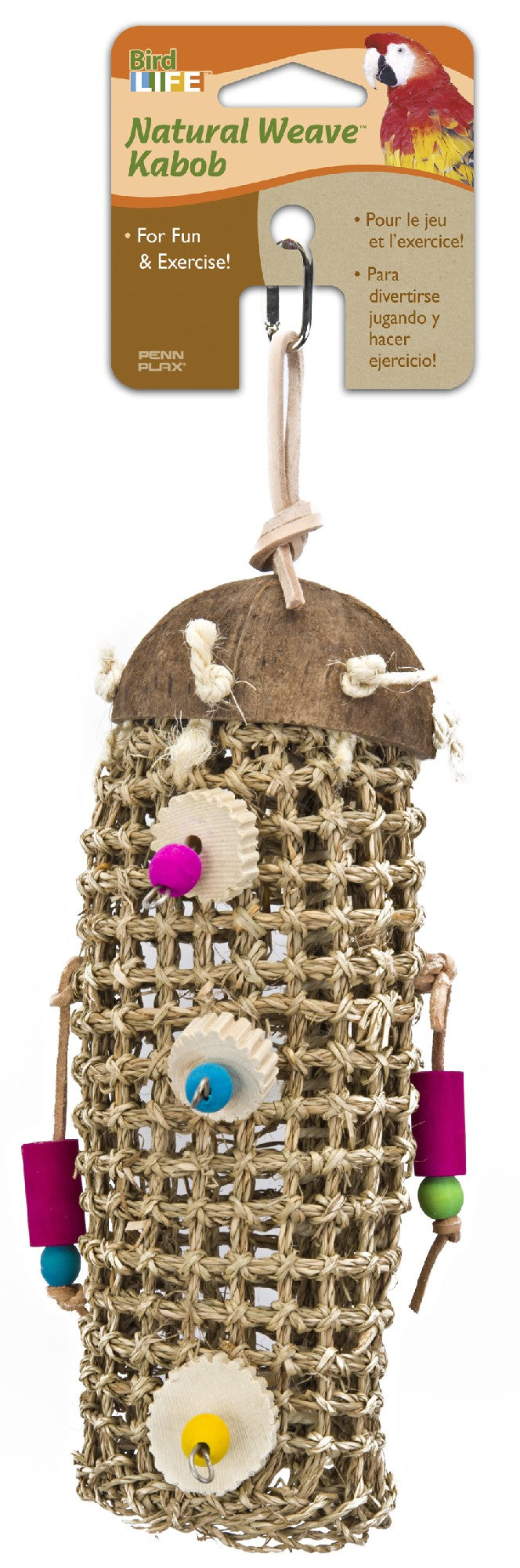 Bird Life Natural Weave Kabob Large