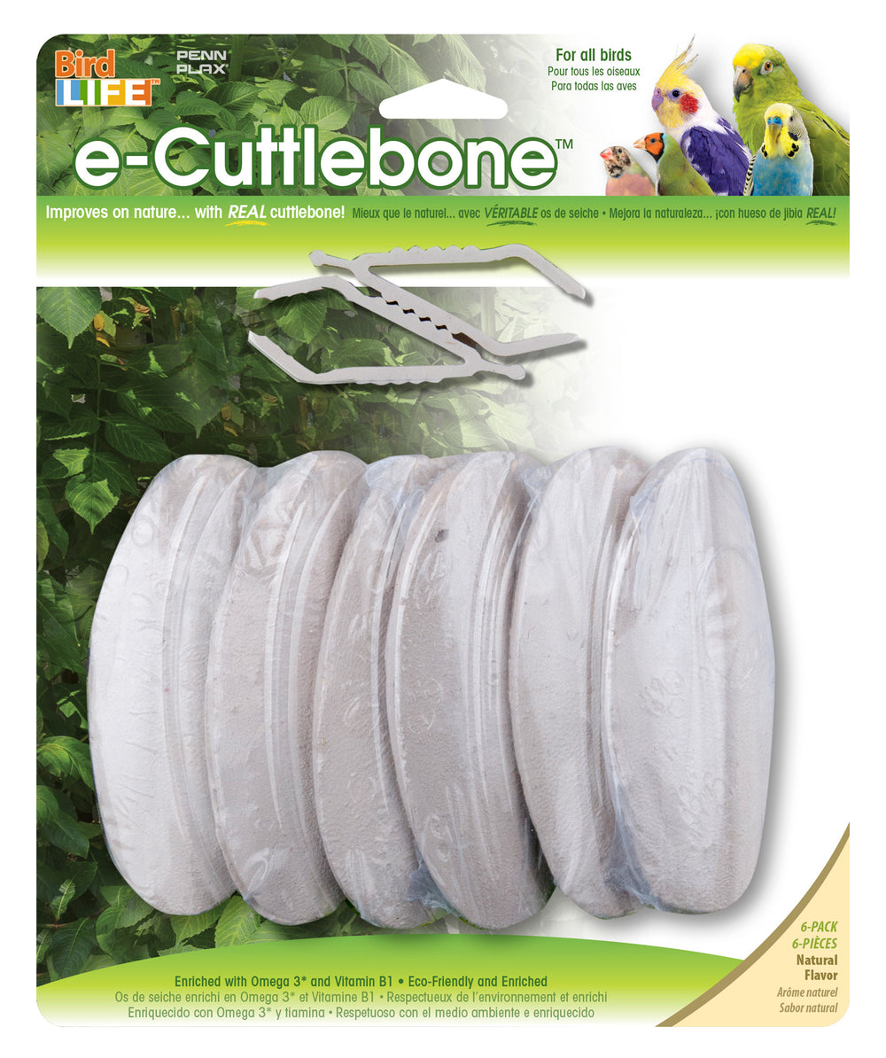 Bird Life E Cuttlebone Natural 6pk