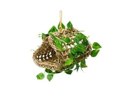 Bird Life Natural Weave Hanging Hideout