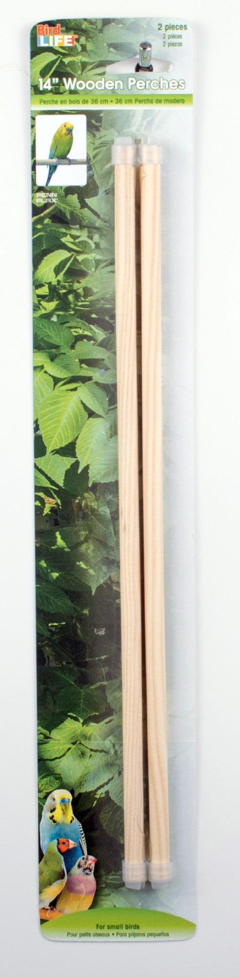 Bird Life Perches Wooden 36x1cm 2pk