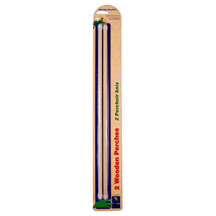 Bird Life Perches Wooden 41x1cm 2pk