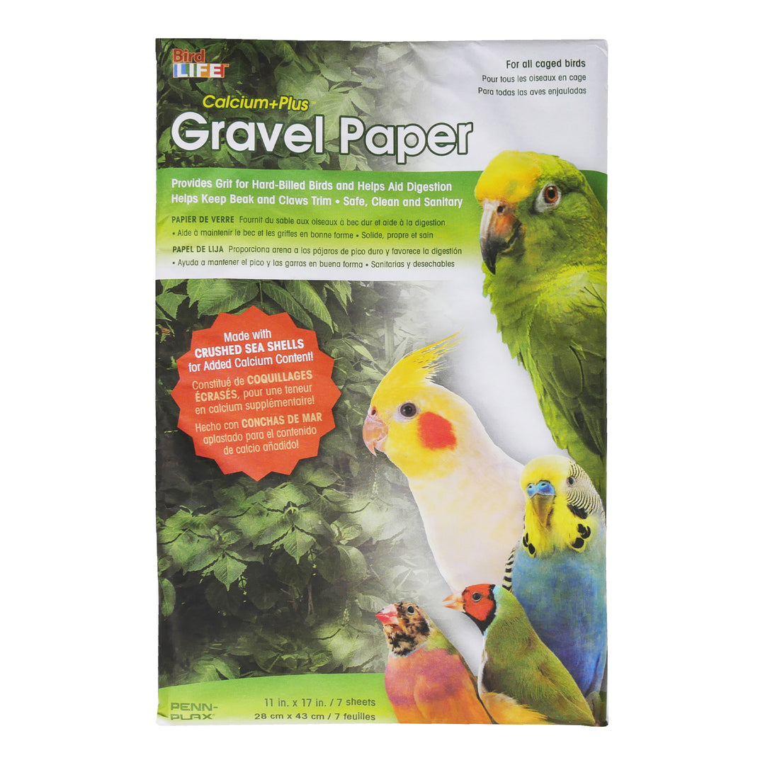 Bird Life Gravel Paper 7pk 28cm X 43cm  