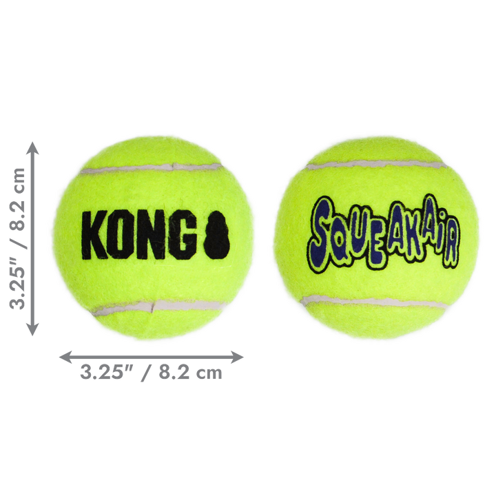 Kong Airdog Squeakair Ball Large 2pk Ast1