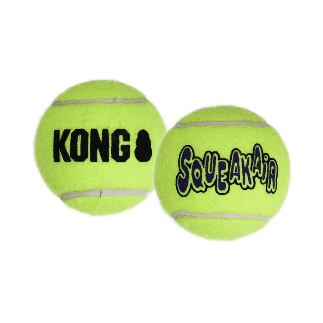 Kong Airdog Squeakair Ball Large 2pk Ast1